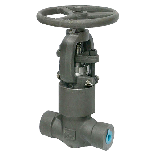Pressure seal forged steel 2in 2500lb globe valve socket welded end