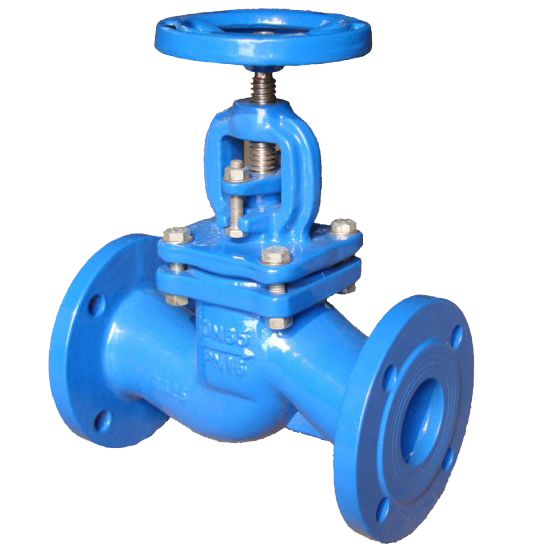 casting iron din type globe valve 3in 150lb with flange end