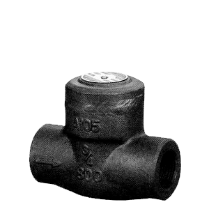 welded bonnet forged check valve 3/4in 800lb check valve sw end
