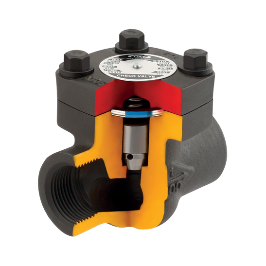 bolted bonnet forged pistion check valve 1in 800lb check valve NPT end