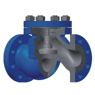 DIN type lift check valve DN200 PN16 check valve with flanged end