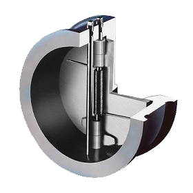 Wafer type dual plate check valve stainless steel 10inch 150lb