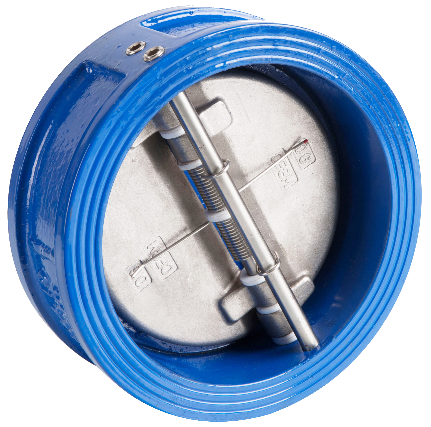 Dual plate type wafer check valve ductile iron 20inch 150lb EPDM seal