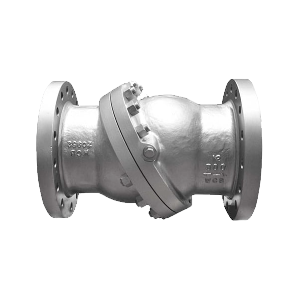 Tilting disc check valve rubber or metal seat